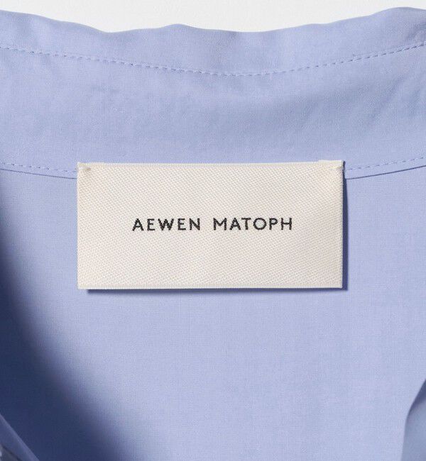 AEWEN MATOPH「＜AEWEN MATOPH＞ボウタイシャツワンピース ‐ ウォッシャブル ‐」|ワンピース|