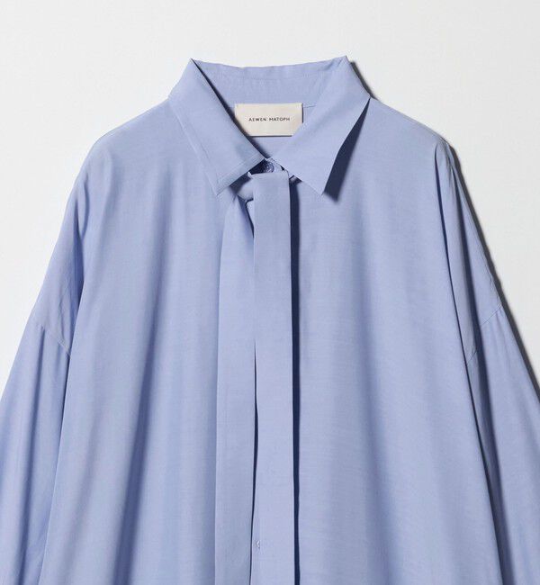 AEWEN MATOPH「＜AEWEN MATOPH＞ボウタイシャツワンピース ‐ ウォッシャブル ‐」|ワンピース|