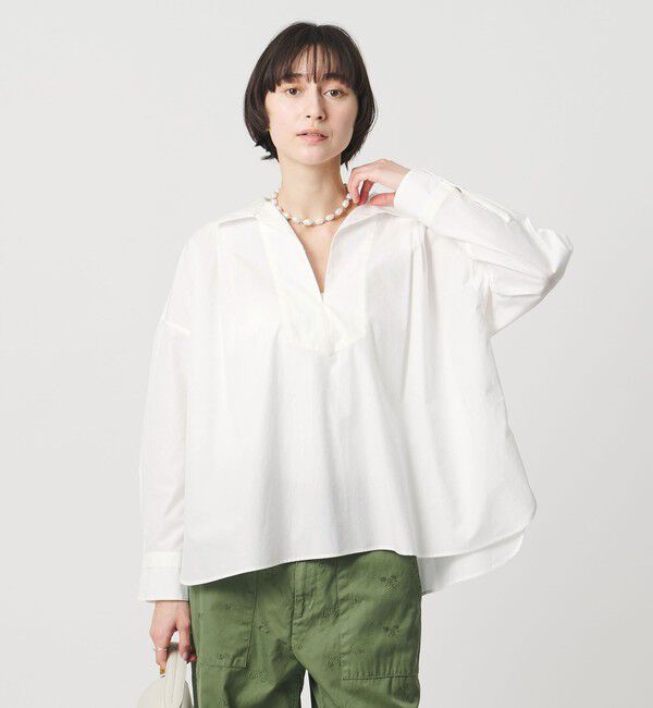 UNITED ARROWS「スキッパー シャツ」|シャツ・ブラウス|