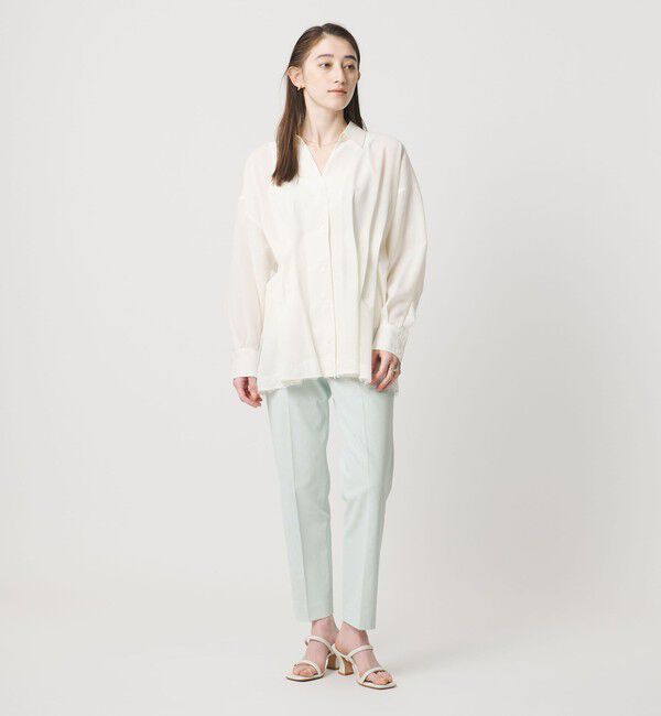 UNITED ARROWS「RIRANCHA ツイル スリムパンツ ‐ウォッシャブル‐」|スラックス|