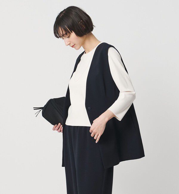 UNITED ARROWS「COMFY ベスト ‐防汚 UVカット ウォッシャブル‐」|ベスト・ジレ|