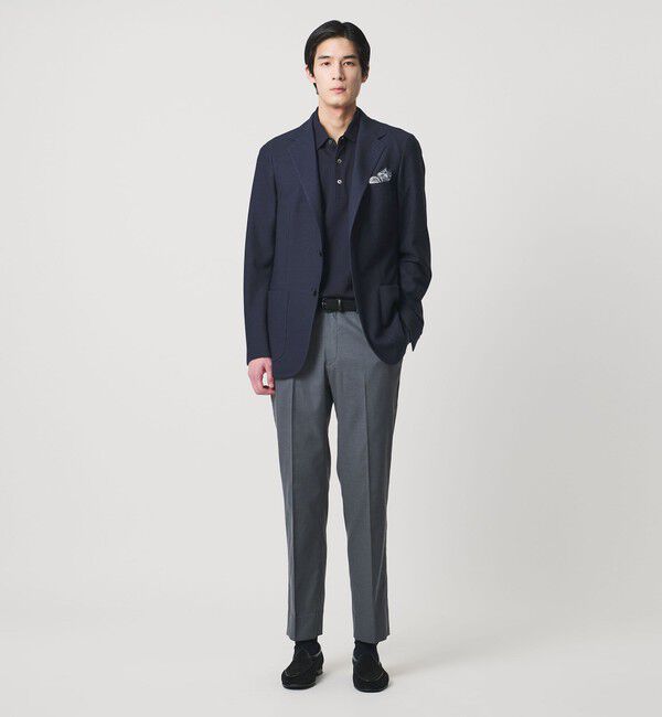 UNITED ARROWS「ソフト ハニカムメッシュ シングル 2ボタン テーラードジャケット COMFORT EASY‐MODEL」|テーラードジャケット|