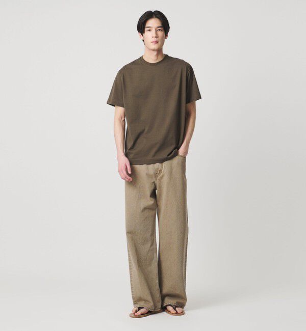 UNITED ARROWS「ALBINI アルビニ シルケット テンジク Tシャツ　抗菌防臭」|Tシャツ・カットソー|