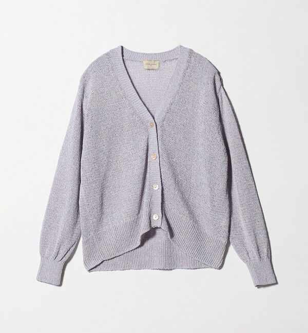 UNITED ARROWS「ペーパー Vネック カーディガン」|カーディガン|LILAC