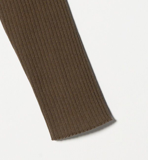 UNITED ARROWS「リブ ポロニット カーディガン ‐ウォッシャブル‐」|カーディガン|