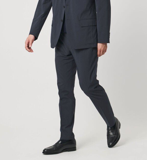 UNITED ARROWS「ライトパーテックス ノープリーツ パンツ UA COZY ウォッシャブル 2WAYストレッチ」|スラックス|