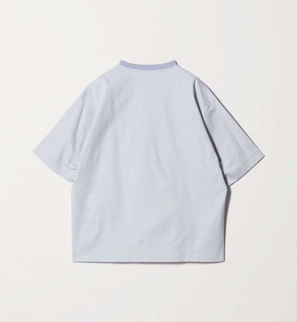UNITED ARROWS「ポンチボーダー Tシャツ デオドラント 抗菌防臭 接触冷感」|Tシャツ・カットソー|