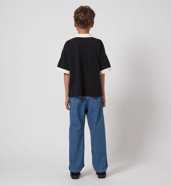 UNITED ARROWS green label relaxing「ストレッチデニム ストレートパンツ / キッズ  100cm-160cm - ストレッチ -」|デニム|