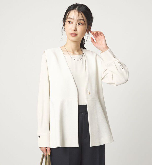 UNITED ARROWS green label relaxing「クルーネック ブラウス 2 マシンウォッシャブル UVカット」|シャツ・ブラウス|