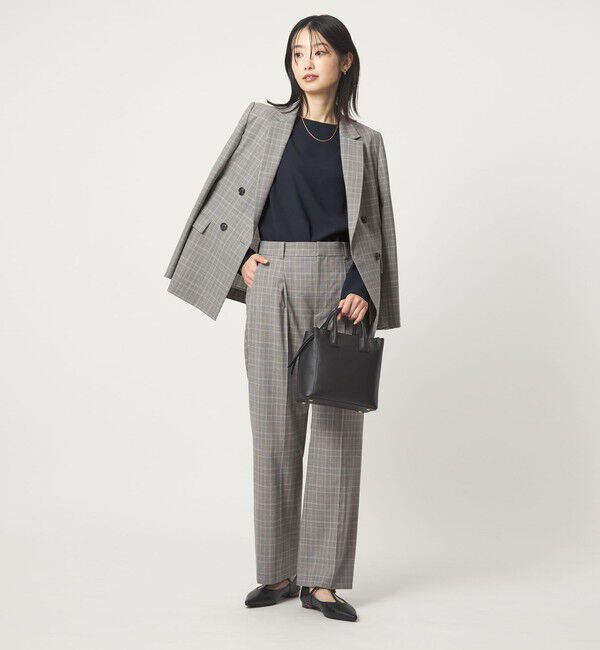 UNITED ARROWS green label relaxing「クルーネック ブラウス 2 マシンウォッシャブル UVカット」|シャツ・ブラウス|