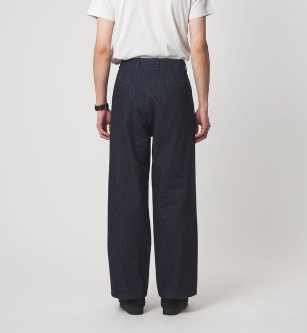 UNITED ARROWS green label relaxing「ウォッシュド ワイド デニムパンツ」|デニム|
