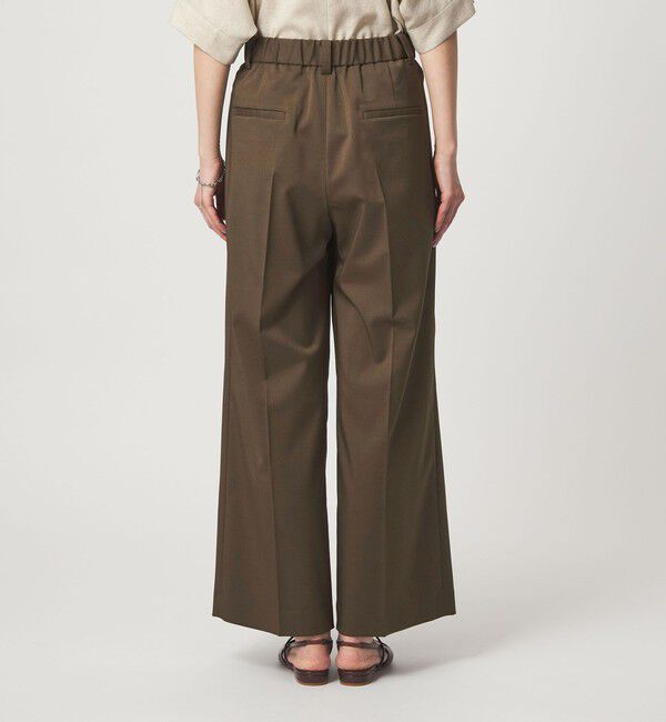 UNITED ARROWS green label relaxing「［size SHORT/TALLあり］ツイル イージー ワイド パンツ」|スラックス|