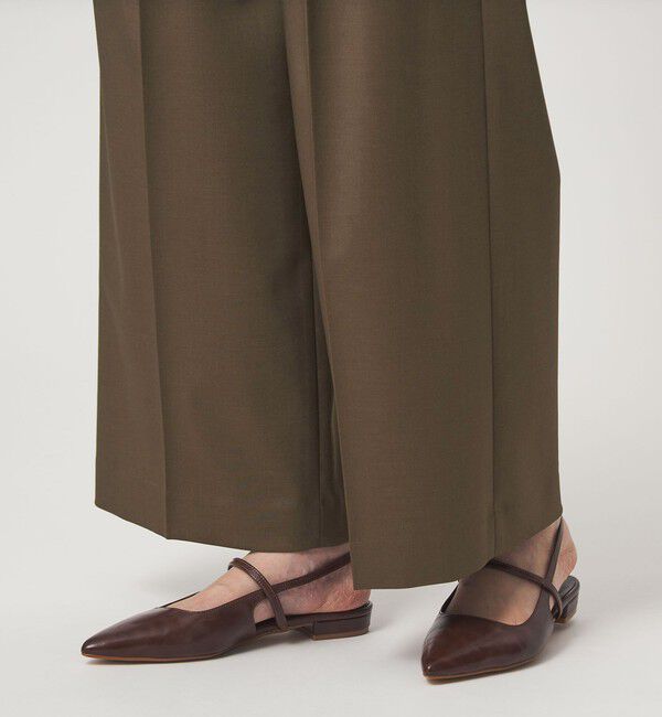 UNITED ARROWS green label relaxing「［size SHORT/TALLあり］ツイル イージー ワイド パンツ」|スラックス|