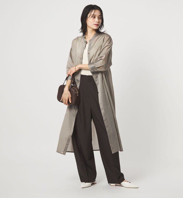 UNITED ARROWS green label relaxing「シアー ストライプ シャツワンピース」|ワンピース|MOCA