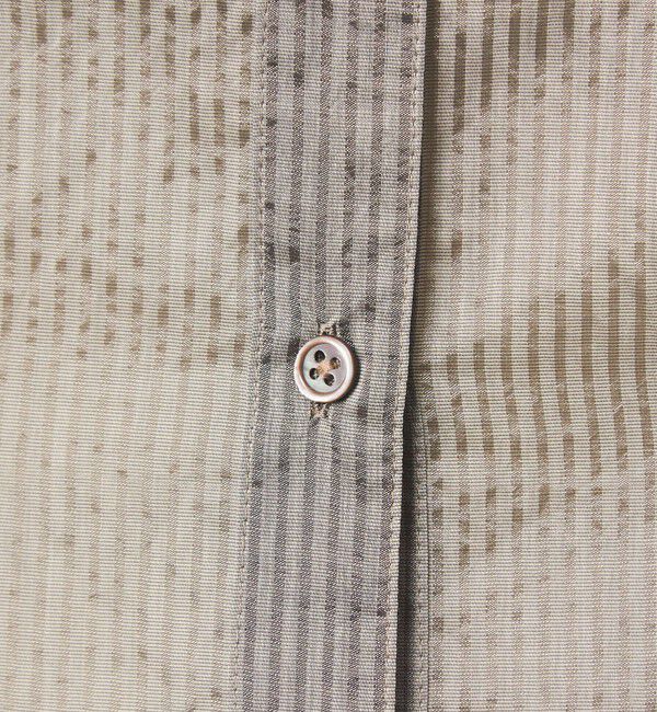 UNITED ARROWS green label relaxing「シアー ストライプ シャツワンピース」|ワンピース|