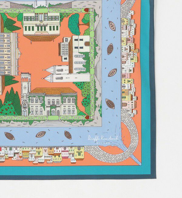 UNITED ARROWS green label relaxing「＜Dieffe Kinloch＞コットン プリント ハンカチ」|ハンカチ|