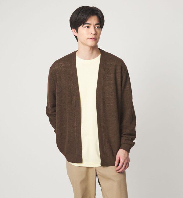 UNITED ARROWS green label relaxing「リネン アゼ イージーカーディガン」|カーディガン|