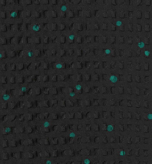 EMMEL REFINES「＜EMMEL REFINES＞EM ドットプリント タックギャザースリーブ ワンピース」|ワンピース|