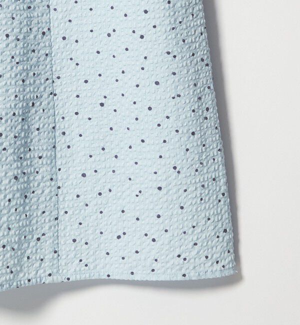 EMMEL REFINES「＜EMMEL REFINES＞EM ドットプリント タックギャザースリーブ ワンピース」|ワンピース|