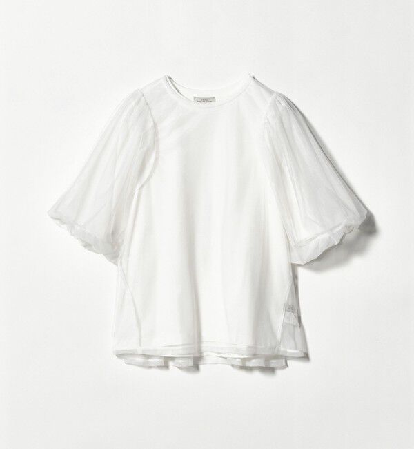UNITED ARROWS green label relaxing「チュール 2WAY プルオーバー」|Tシャツ・カットソー|OFF WHITE
