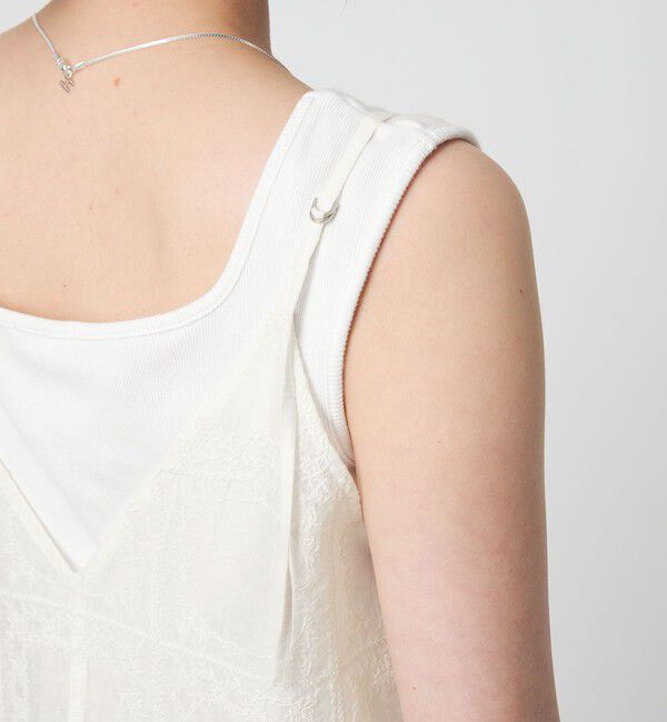 UNITED ARROWS green label relaxing「シアー クロス ステッチ ワンピース」|ワンピース|