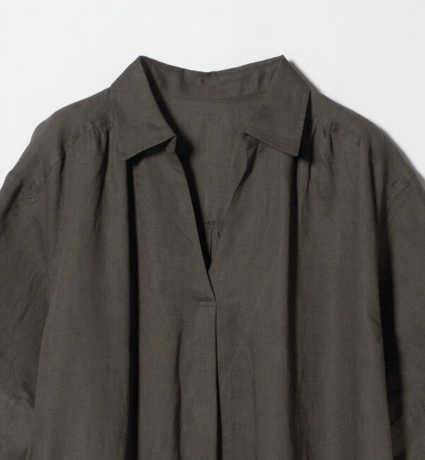 UNITED ARROWS green label relaxing「［size SHORTあり］リネン シャツ ワンピース」|ワンピース|