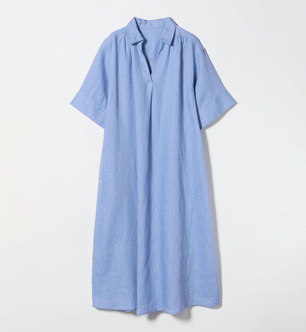 UNITED ARROWS green label relaxing「［size SHORTあり］リネン シャツ ワンピース」|ワンピース|