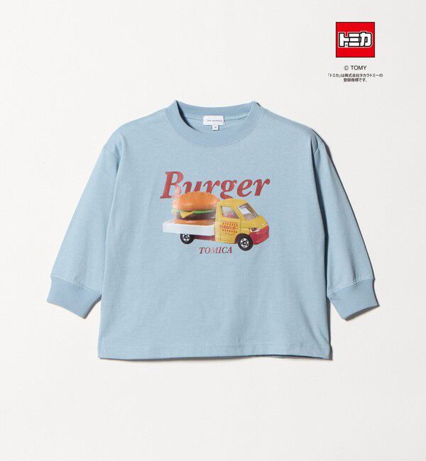 UNITED ARROWS green label relaxing「【別注】＜TOMICA＞長袖 Tシャツ / キッズ  100cm-120cm」|Tシャツ・カットソー|LT.BLUE
