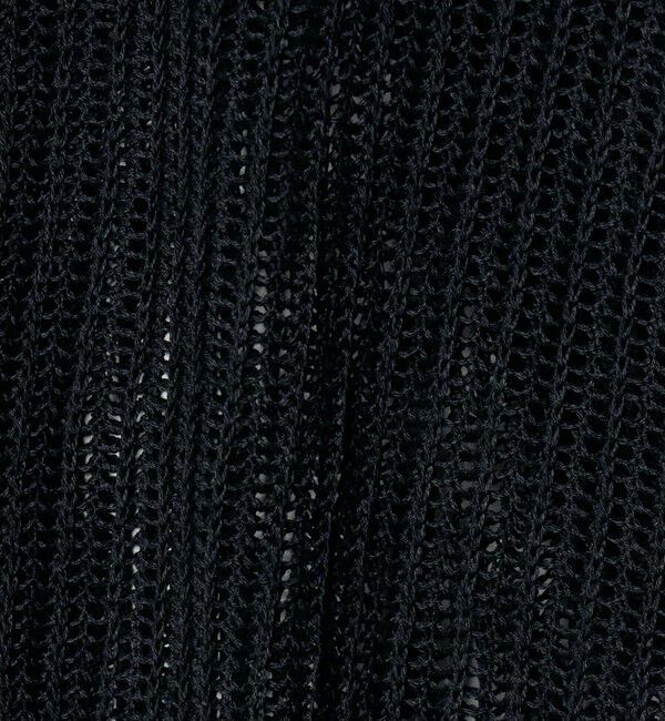 UNITED ARROWS green label relaxing「メッシュ リボン Vネック カーディガン」|カーディガン|