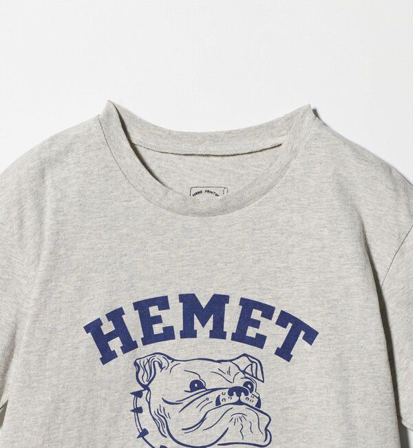 UNITED ARROWS green label relaxing「【別注】＜MIXTA＞ショートスリーブ プリント Tシャツ ミディアムグレー」|Tシャツ・カットソー|