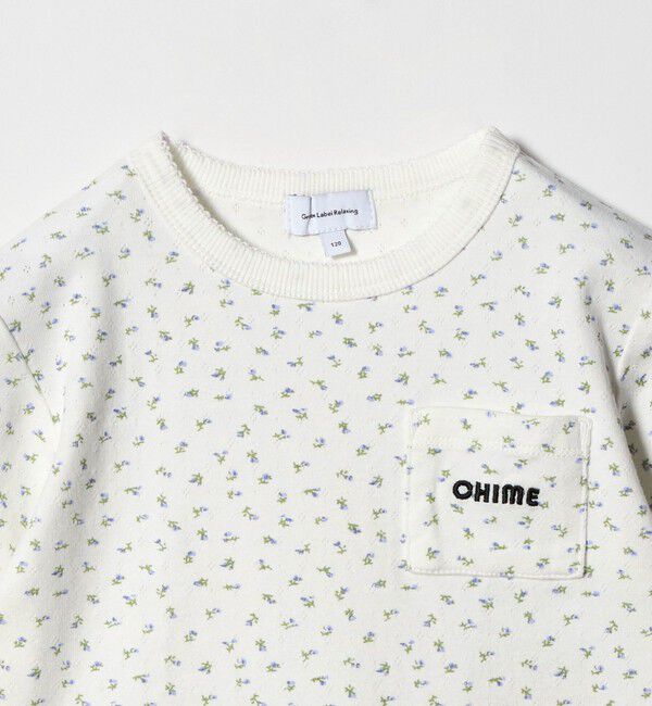 UNITED ARROWS green label relaxing「【COOL CHIC GIRLS STYLE】小花柄 Tシャツ / キッズ  120cm-160cm」|Tシャツ・カットソー|