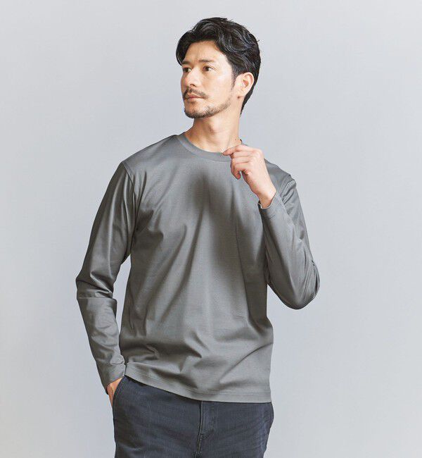 BEAUTY&YOUTH UNITED ARROWS「【WEB限定 WARDROBE SMART】NORITAKE クルーネック スマートフィット カットソー」|Tシャツ・カットソー|