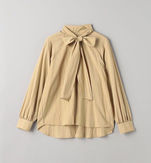 BEAUTY&YOUTH UNITED ARROWS「【WEB限定 Wardrobe DAILY MINIMAL】リボンタイブラウス -2WAY/ウォッシャブル-」|シャツ・ブラウス|