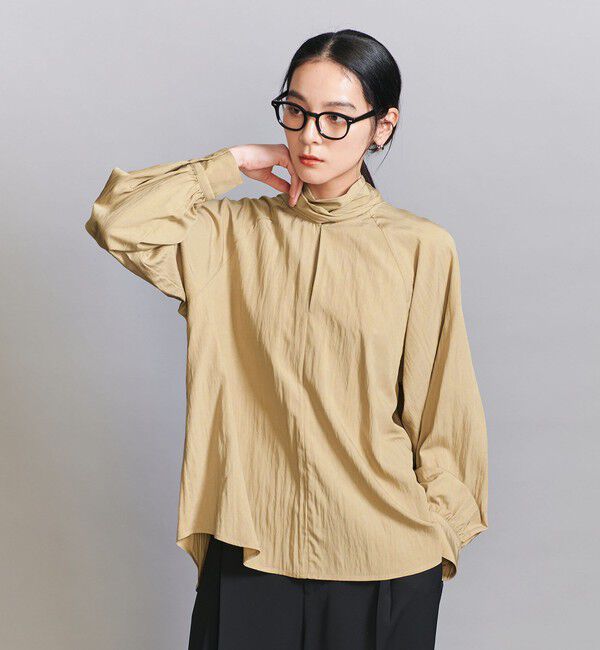 BEAUTY&YOUTH UNITED ARROWS「【WEB限定 Wardrobe DAILY MINIMAL】リボンタイブラウス -2WAY/ウォッシャブル-」|シャツ・ブラウス|
