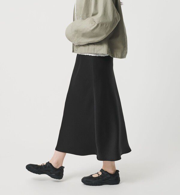 BEAUTY&YOUTH UNITED ARROWS「ポリエステルサテン マーメイドフレアスカート 」|スカート|