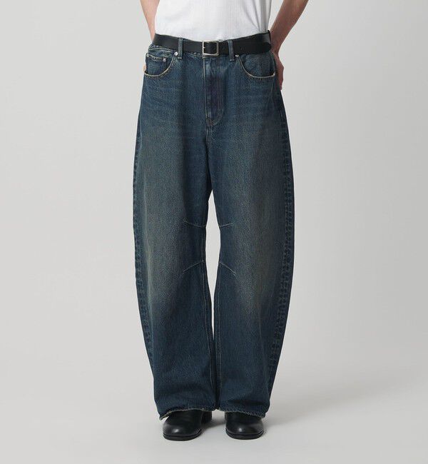 MONKEY TIME「デニム カーブ パンツ」|チノ|