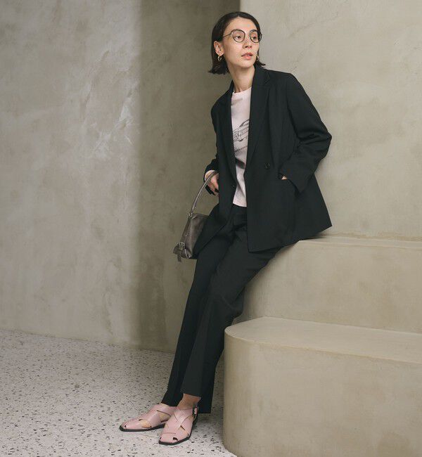 BEAUTY&YOUTH UNITED ARROWS「【WEB限定 Wardrobe DAILY MINIMAL】メランジ ダブルジャケット ウォッシャブル」|テーラードジャケット|