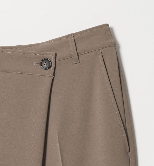 BEAUTY&YOUTH UNITED ARROWS「【WEB限定 Wardrobe DAILY MINIMAL】ダブルクロス ラップパンツ ウォッシャブル」|スラックス|