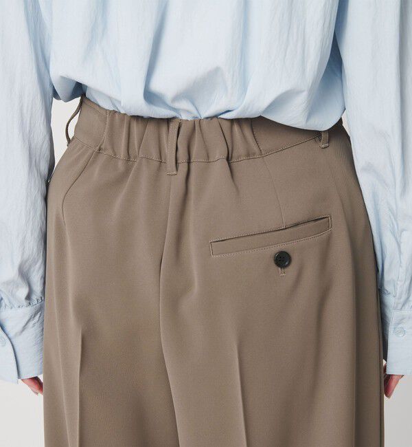 BEAUTY&YOUTH UNITED ARROWS「【WEB限定 Wardrobe DAILY MINIMAL】ダブルクロス ラップパンツ ウォッシャブル」|スラックス|