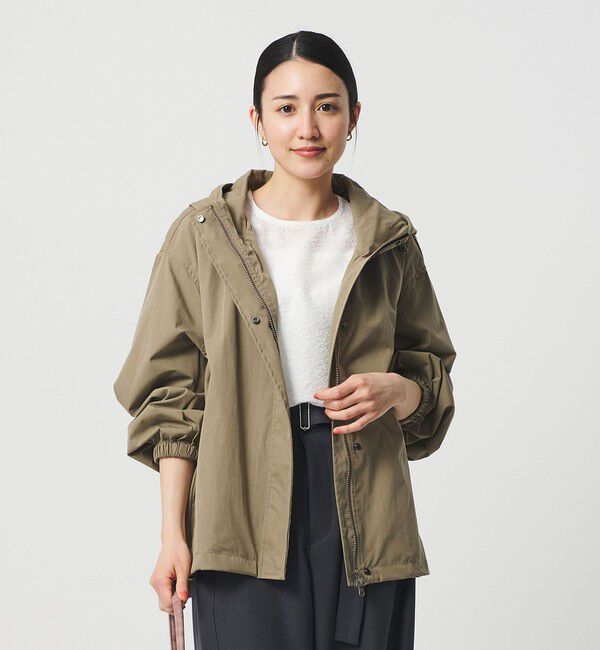 BEAUTY&YOUTH UNITED ARROWS「【WEB限定】コットンナイロン フードブルゾン ウォッシャブル」|ブルゾン・スタジャン|