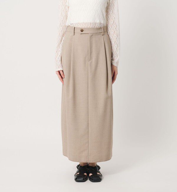 BEAUTY&YOUTH UNITED ARROWS「ポリエステルブレンド タックスカート」|スカート|