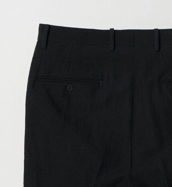 BEAUTY&YOUTH UNITED ARROWS「スリーク ウール リネン 1プリーツ トラウザー セットアップ対応」|チノ|