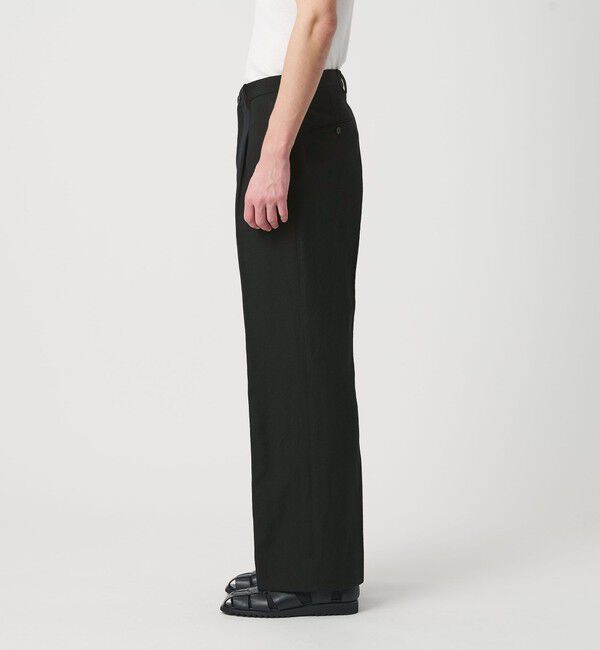 BEAUTY&YOUTH UNITED ARROWS「スリーク ウール リネン 1プリーツ トラウザー セットアップ対応」|チノ|