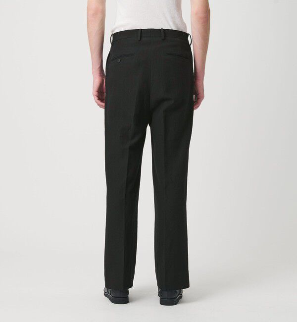 BEAUTY&YOUTH UNITED ARROWS「スリーク ウール リネン 1プリーツ トラウザー セットアップ対応」|チノ|