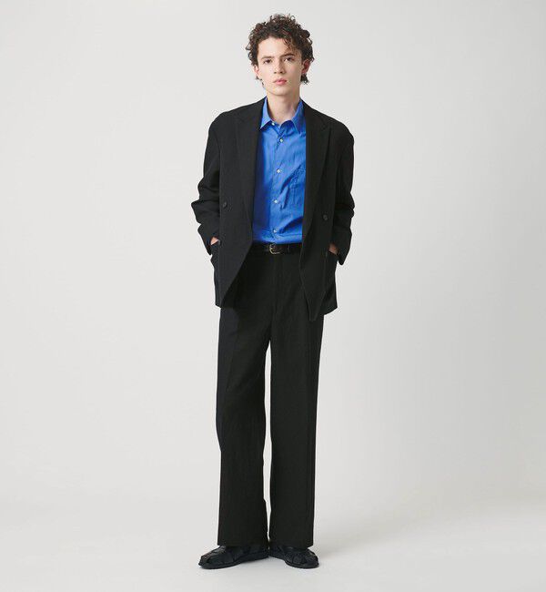 BEAUTY&YOUTH UNITED ARROWS「スリーク ウール リネン ダブル ジャケット セットアップ対応」|テーラードジャケット|