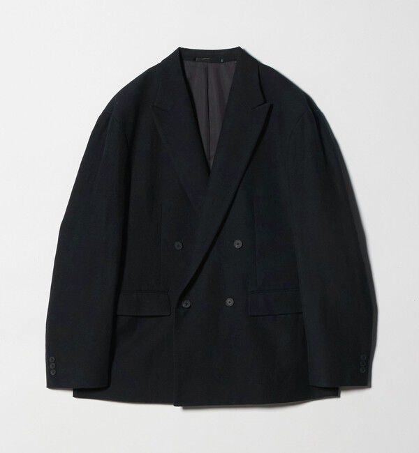 BEAUTY&YOUTH UNITED ARROWS「スリーク ウール リネン ダブル ジャケット セットアップ対応」|テーラードジャケット|