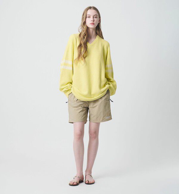 California General Store「＜CGS.＞Wジャガード フットボール ニット」|ニット・セーター|