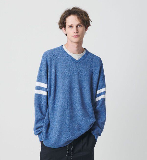 California General Store「＜CGS.＞Wジャガード フットボール ニット」|ニット・セーター|ROYAL