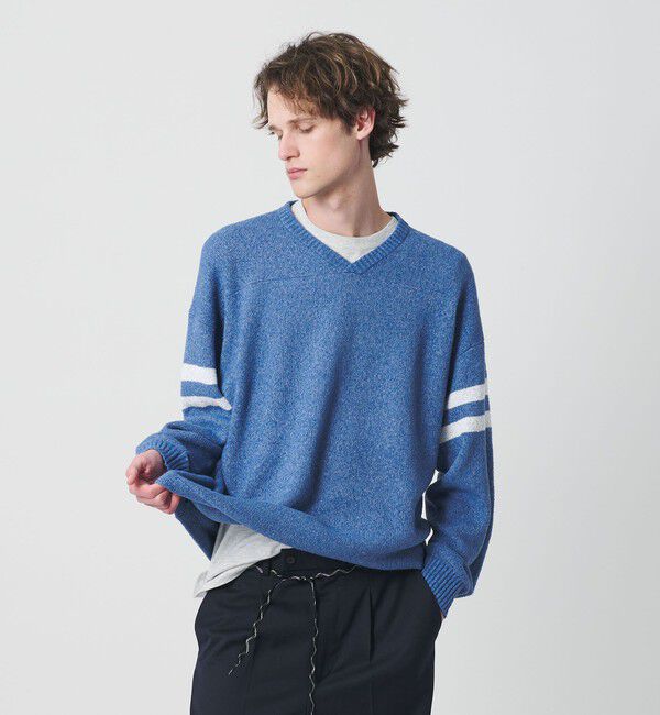 California General Store「＜CGS.＞Wジャガード フットボール ニット」|ニット・セーター|