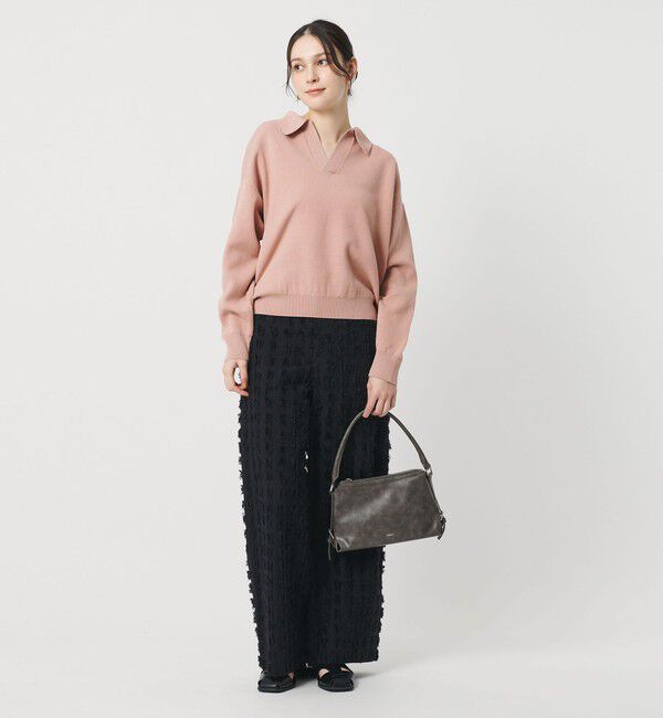 BEAUTY&YOUTH UNITED ARROWS「【WEB限定 Wardrobe DAILY MINIMAL】スキッパーニットプルオーバー ウォッシャブル」|ニット・セーター|